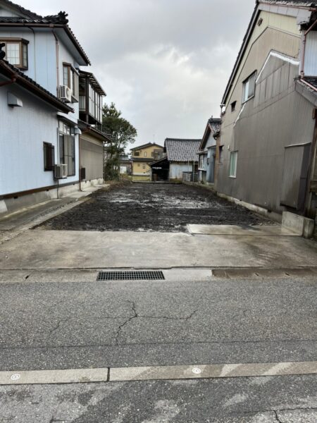 富山市の解体工事終了後の更地