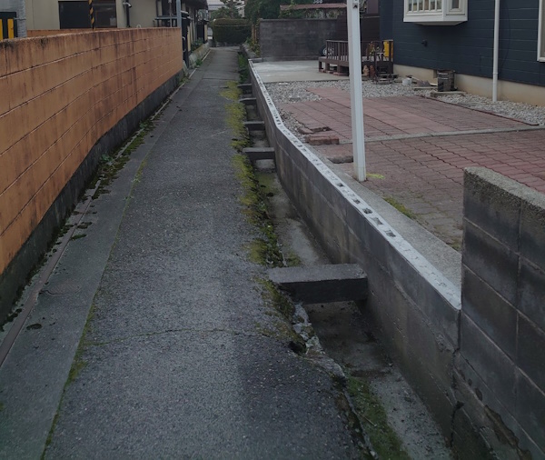富山市のブロック塀の解体工事完了後