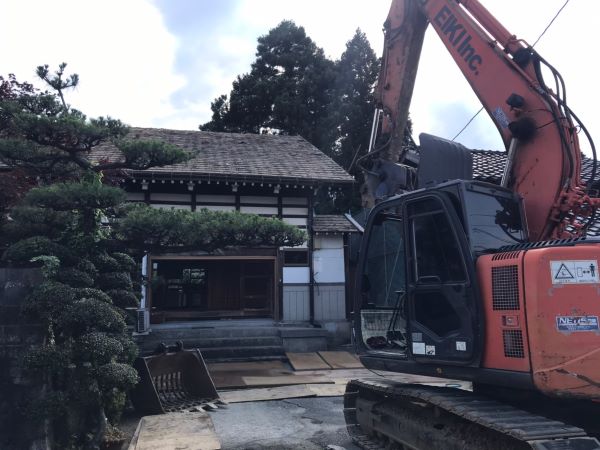 富山市の解体工事