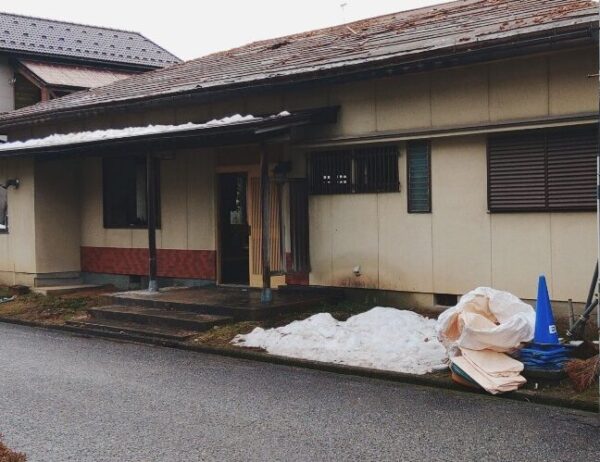 富山市の平屋住宅の解体工事前