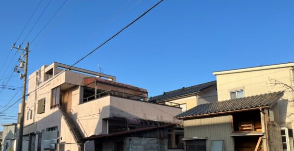 富山の株式会社エイキ　鉄骨住宅解体工事